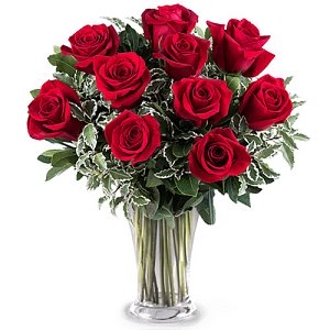 10 Sincere Red Roses Delivery to United Arab Emirates