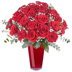 24 Lavish Red Roses Delivery United Arab Emirates