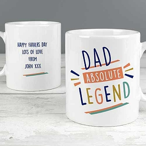 Personalised Absolute Legend Mug