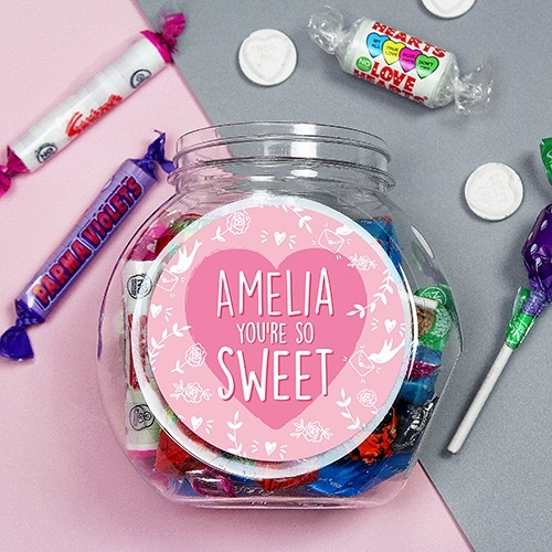 Personalised You are So Sweet Jar Delivery to UK