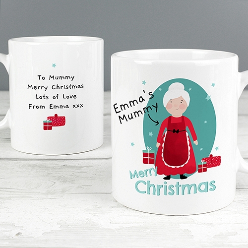 Personalised Mrs Claus Mug Delivery UK