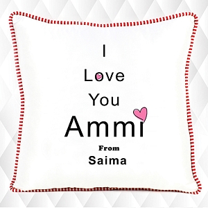 I Love You Ammi - Personalised Cushion