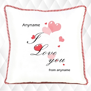 I love you -Personalised cushion