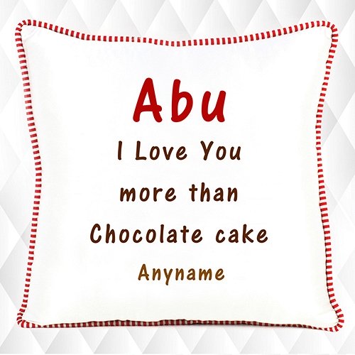 Love Abu - Personalised Cushion