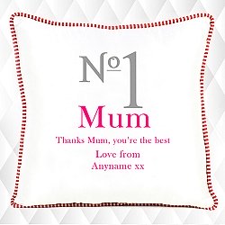 No1 Mum - Personalised Cushion