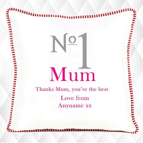 No1 Mum - Personalised Cushion