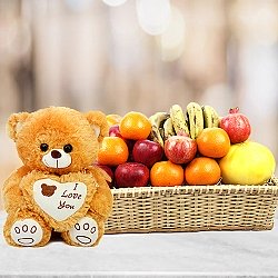 Romantic Fruit Basket