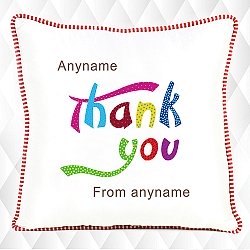 Thank You - Personalised Cushion