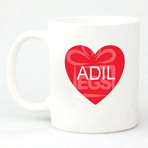 Love Heart - Personalised Mugs