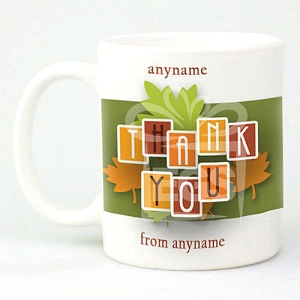 Thank You - Personalised Mug