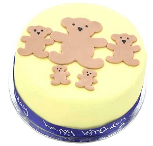 Teddy Birthday Cake For Boy delivery to UK [United Kingdom]