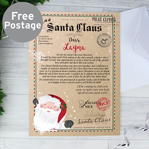 Personalised Santa Claus Letter