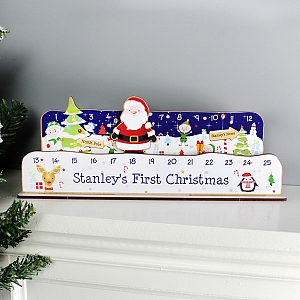 Personalised Make Your Own Santa Christmas Advent Countdown Kit