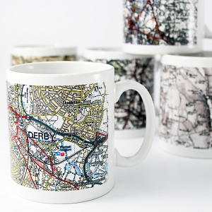 Present Day Edition Map Mug delivery to UK [United Kingdom]