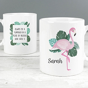 Personalised Flamingo Mug