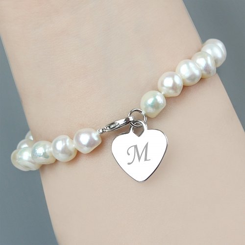 Freshwater Pearl White Bracelet delivery to UK [United Kingdom]