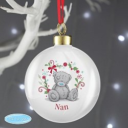 Personalised Me To You 'For Nan, Grandma, Mum' Christmas Bauble UK [United Kingdom]