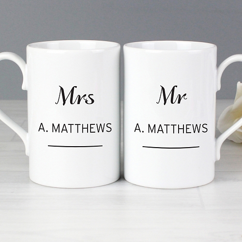 Personalised Classic Mug Set