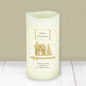 Festive Village LED Candle