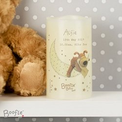 Personalised Boofle Baby Nightlight LED Candle