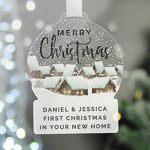 Personalised Christmas Home Acrylic Gifts UK