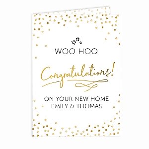 Personalised Congratulations Card Delivery to UK