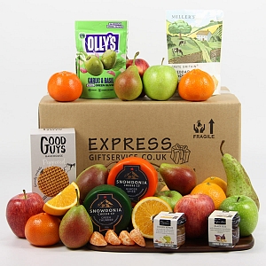 Thank You Fresh Fruits and Cheese Gift Box