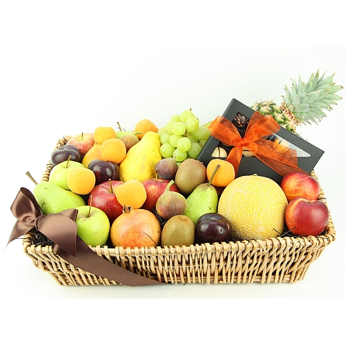 Sweet Celebration Fruit Basket | Send Fruit Basket UK | ExpressGiftService
