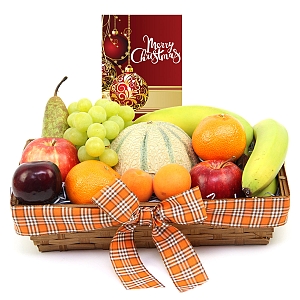 Christmas Orchards Delight Fruit Basket