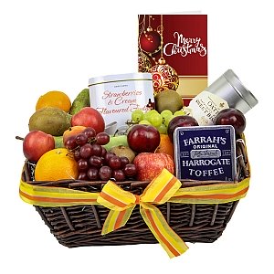 Christmas Glory Gourmet Fruit Basket