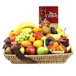 Christmas Wishful Delights Fruit Basket