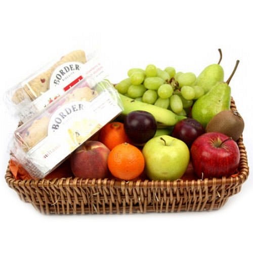 Tea Time Fruit Basket delivery to UK [United Kingdom]