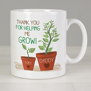 Personalised Helping Me Grow Mug