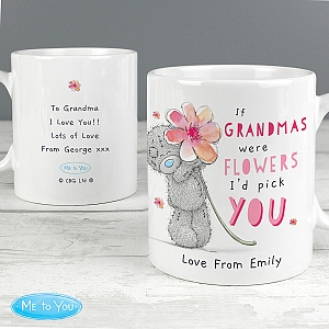 Personalised Me To You If...Were Flowers Mug