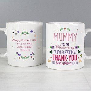 Personalised You Are Blooming Amazing Mug