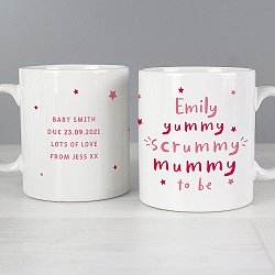 Personalised Yummy Scrummy Mummy To Be Mug