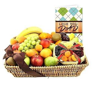 Dad Wishful Delight Fruit Basket