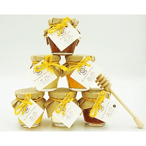 Raw Honey Gift Set of 6 delivery UK