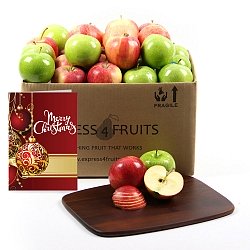 Christmas Crisp Apples Fruit Gift Box