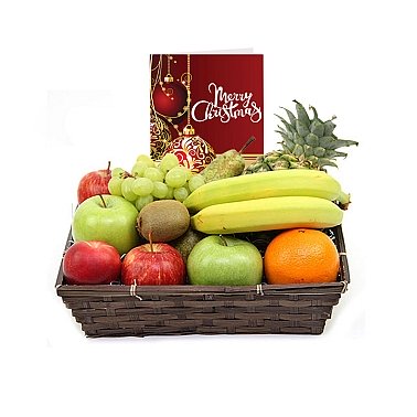 Christmas Smiths Fruit Basket