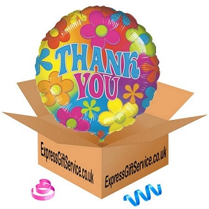 Retro Thank You Balloon Delivery UK