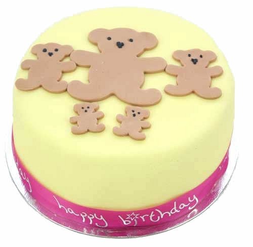 Tiny Teddies Cake delivery to UK [United Kingdom]